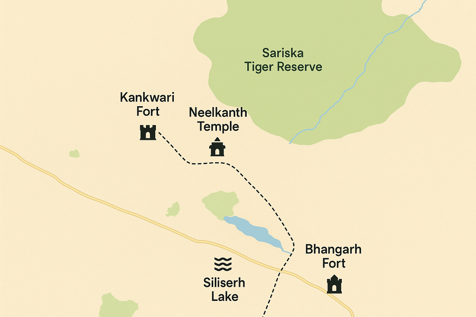 Must-Visit Places Near Neem Sarai, Sariska